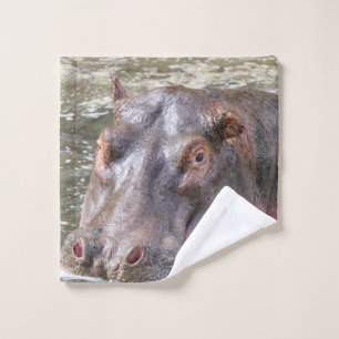 Happy Hippo Bath Towel Set