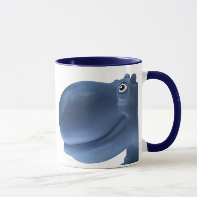 Happy Hippo Blue Mug (Right)