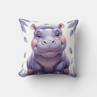 Happy Hippo Cushion