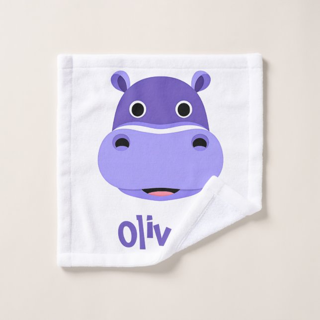 Happy Hippo Face Wash Cloth (Wash Cloth)