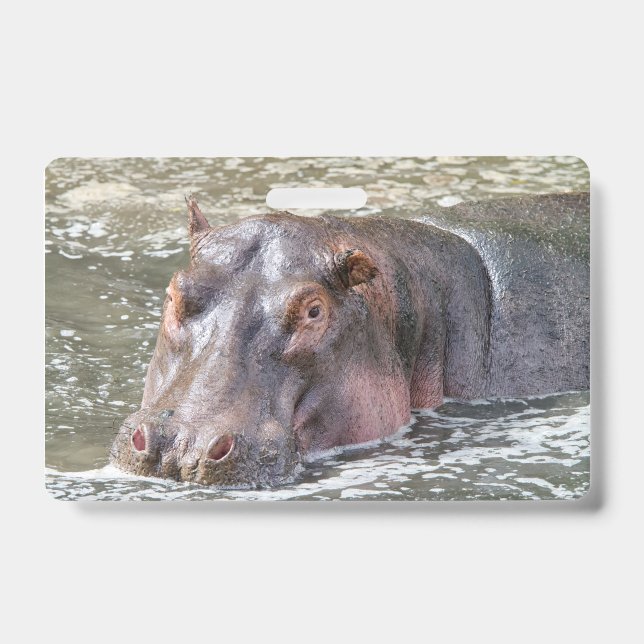Happy Hippo ID Badge (Front)