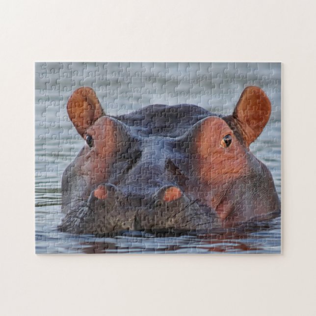 Happy Hippo Jigsaw Puzzle (Horizontal)