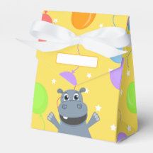 Happy Hippo Party Favour Box
