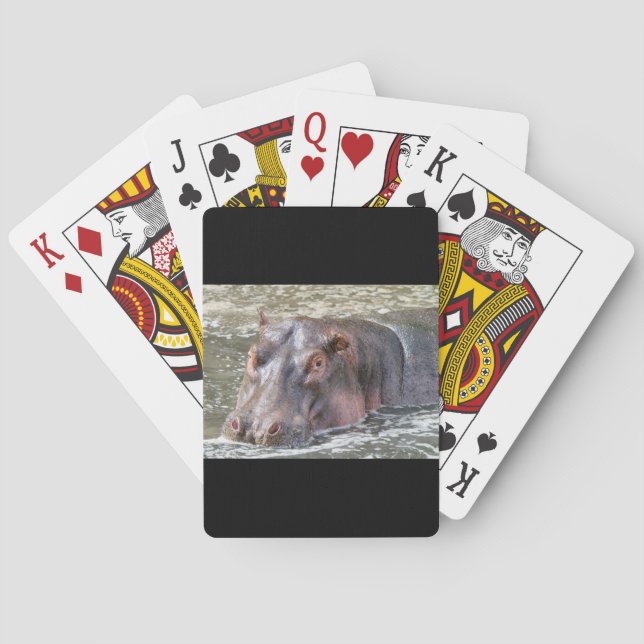 Happy Hippo Playing Cards (Back)