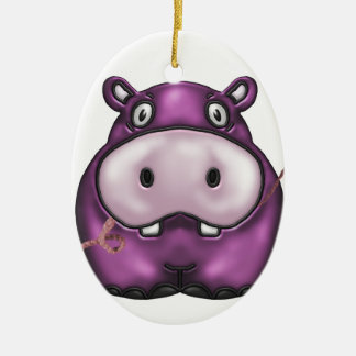 happy hippo products ceramic tree decoration