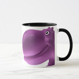 Happy Hippo Purple Mug