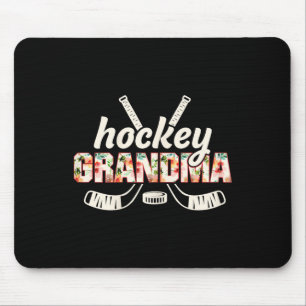 Happy Hockeydays Funny Ice Hockey Ugly Christmas Mouse Mat