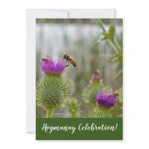 Happy Hogmanay Celebration Auld Lang Syne Thistle