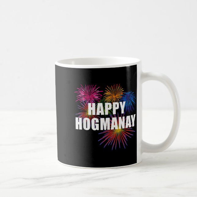 Happy Hogmanay Scotland New Years Eve Womens Top  Coffee Mug (Right)