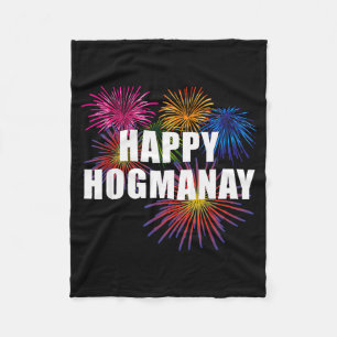 Happy Hogmanay Scotland New Years Eve Womens Top Fleece Blanket