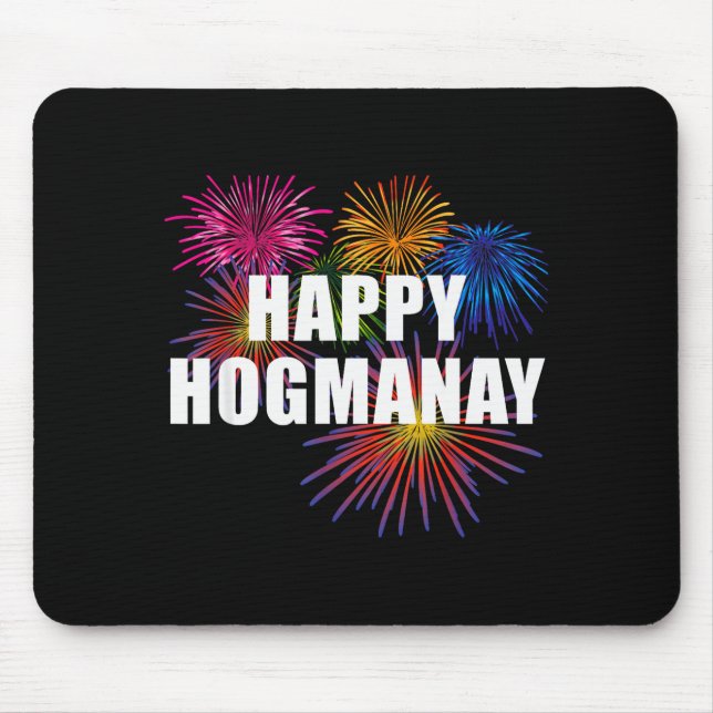 Happy Hogmanay Scotland New Years Eve Womens Top  Mouse Mat (Front)