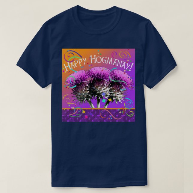 Happy Hogmanay! T-Shirt (Design Front)