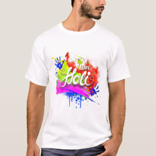 Happy Holi 2022 India Colours Spring Festival, Hin T-Shirt