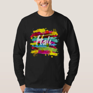Happy Holi 2022 India Colours Spring Festival Hind T-Shirt
