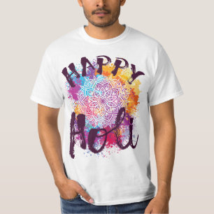 Happy Holi Colors India Hindu Spring  T-Shirt