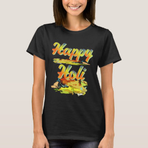 Happy Holi Colourful Indian Spring Festival of Col T-Shirt