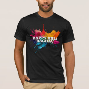 Happy Holi Colourful Splash   Celebration of India T-Shirt