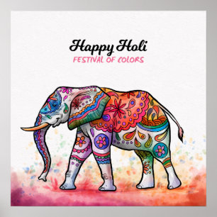Happy Holi - Festival Colors Poster