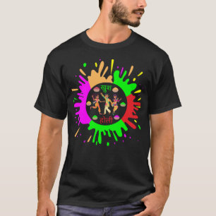 Happy Holi Festival Outfit Colour India Women Men T-Shirt