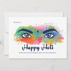 Happy Holi Greeting Card