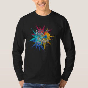 Happy Holi Rang Barse Spring Festival India Hindu  T-Shirt