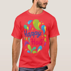 Happy Holi T For Women Men Kids Color India Hindu T-Shirt