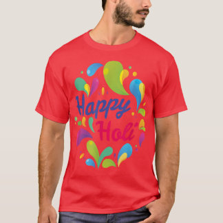 Happy Holi T For Women Men Kids Color India Hindu  T-Shirt