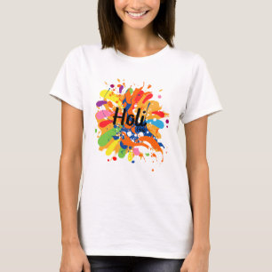 Happy Holi T-shirt Festival of Colours T-shirt