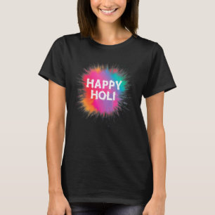 Happy Holi Tee Women Men Kids Colours India Hindu