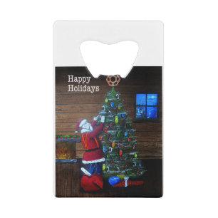 Happy Holiays Arborist Tree Surgeon Rigging Tree