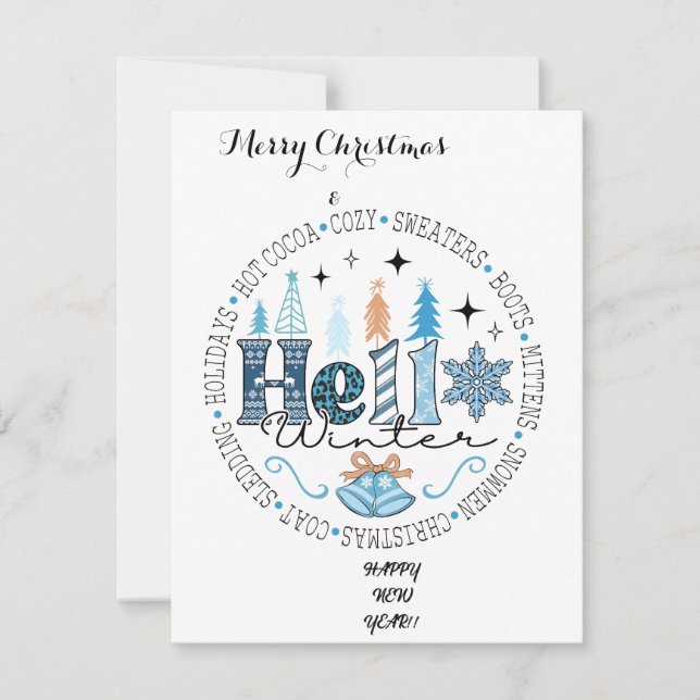 Happy Holiday Card (Front)