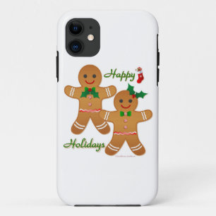 Happy Holiday Gingerbread Man Boy Girl iPhone 11 Case