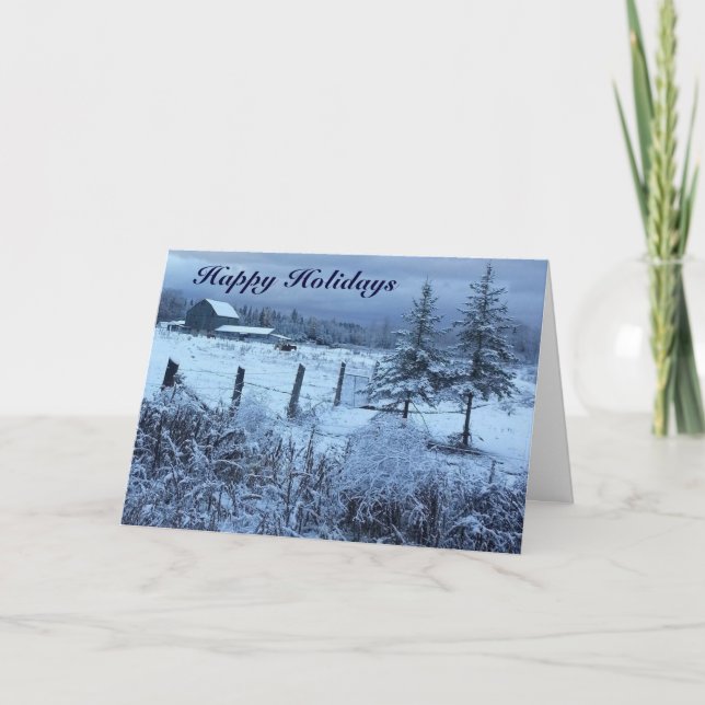 Happy Holiday Greetings Card (Front)