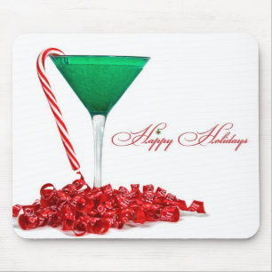 Happy Holiday Hour Mouse Mat