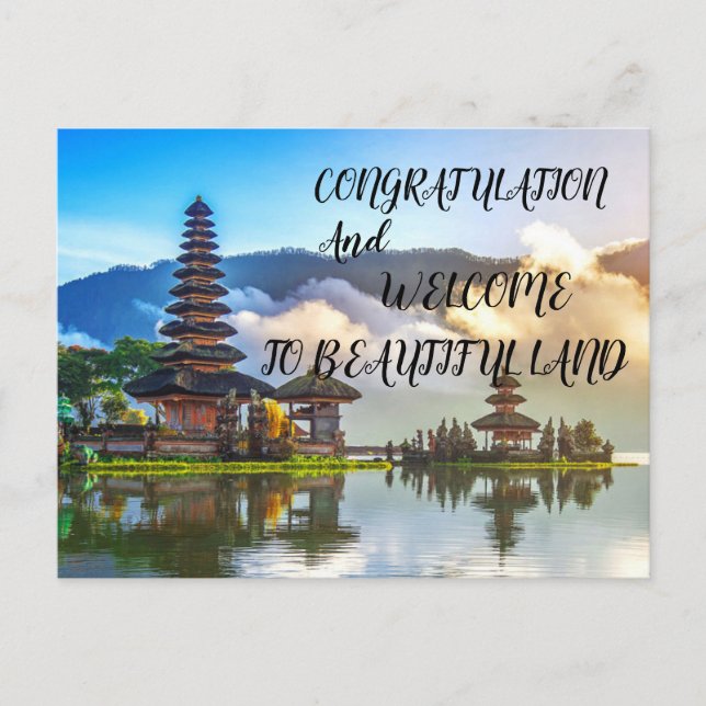 Happy Holiday in Bali Postcard (Front)