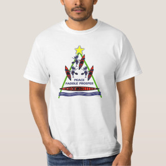 Happy Holiday Paddle Kayak Design T-Shirt