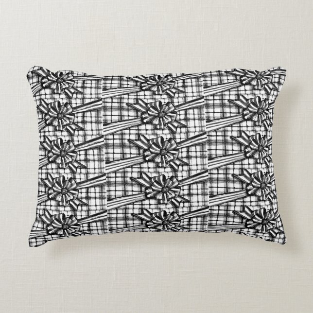 ***HAPPY HOLIDAY*** PILLOW BLACK BACK (Front)