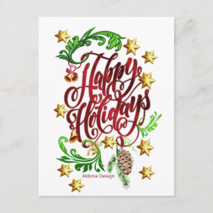 Happy Holiday Postcard
