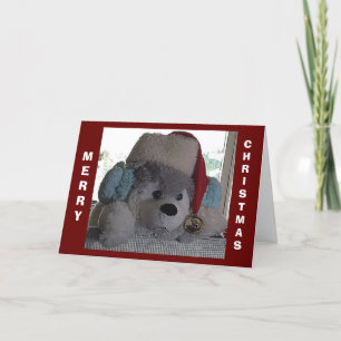 HAPPY HOLIDAY PUP SAYS SPECIAL CHRISTMAS WISHES CARD