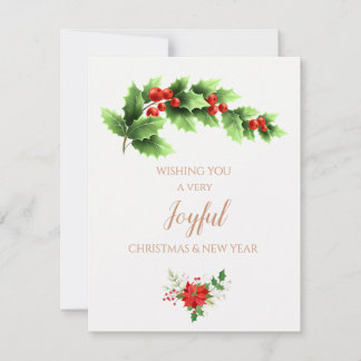 Happy Holiday Season Greeting Card