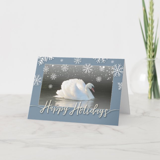 Happy Holiday Swan (Front)