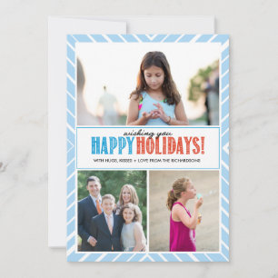 Happy Holiday Wishes x3 Card