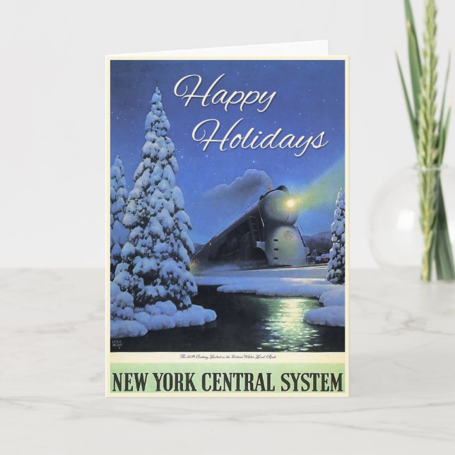 Happy Holidays - 20th Century Limited Holiday Card (Front)