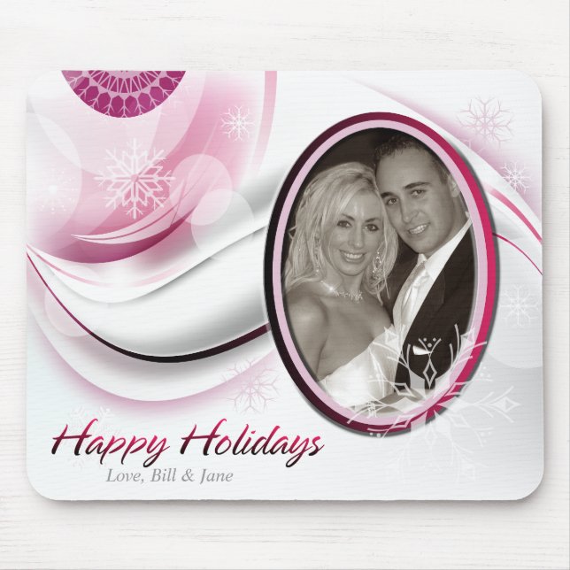 Happy Holidays 3 Mousepad (Front)