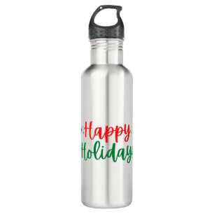 Happy Holidays 710 Ml Water Bottle