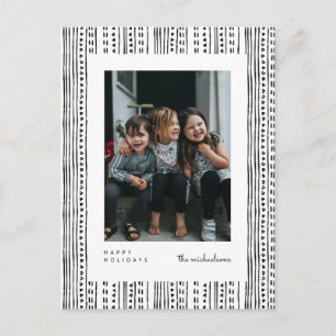 HAPPY HOLIDAYS Add Your Photo Postcard