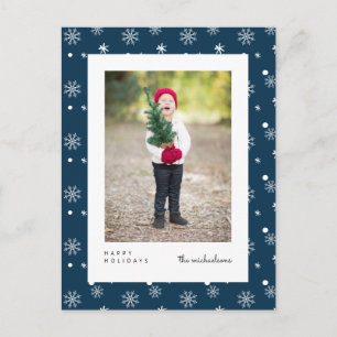 HAPPY HOLIDAYS   Add Your Photo Postcard