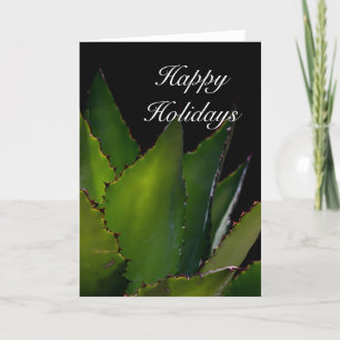 Happy Holidays , Agave Holiday Card