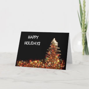 HAPPY HOLIDAYS AND A HAPPY NEW YEAR HOLIDAY  CARD