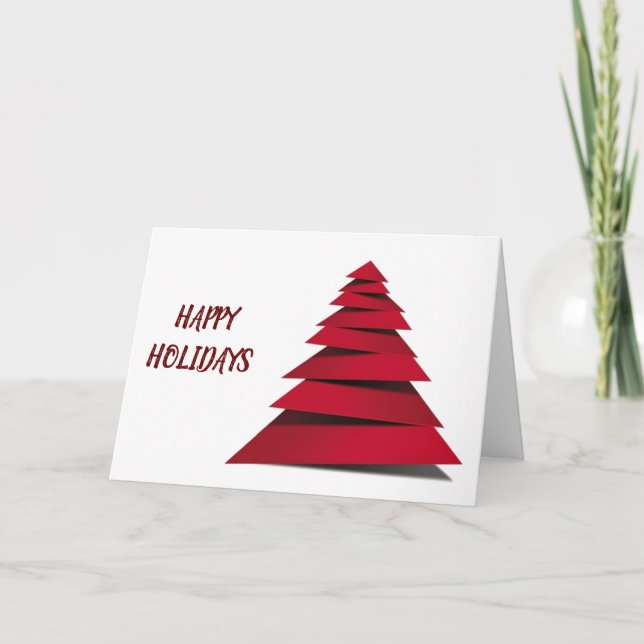 HAPPY HOLIDAYS AND A VERY HAPPY NEW YEAR CARD (Front)